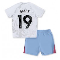 Koszulka piłkarska Aston Villa Moussa Diaby #19 Strój wyjazdowy dla dzieci 2023-24 tanio Krótki Rękaw (+ Krótkie spodenki)